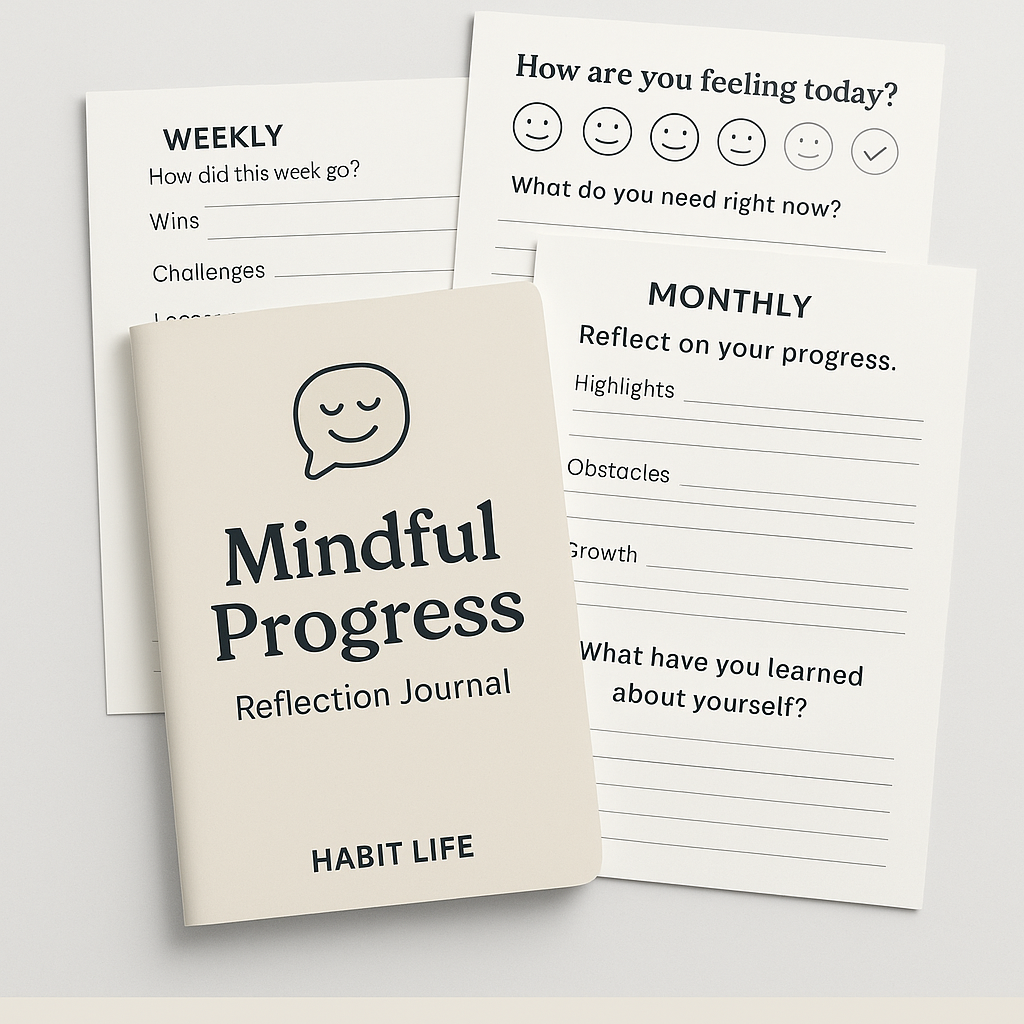 Mindful Progress Reflection Journal