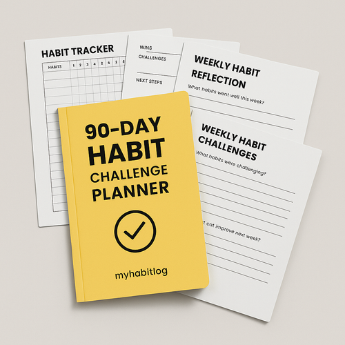 90-Day Habit Challenge Planner