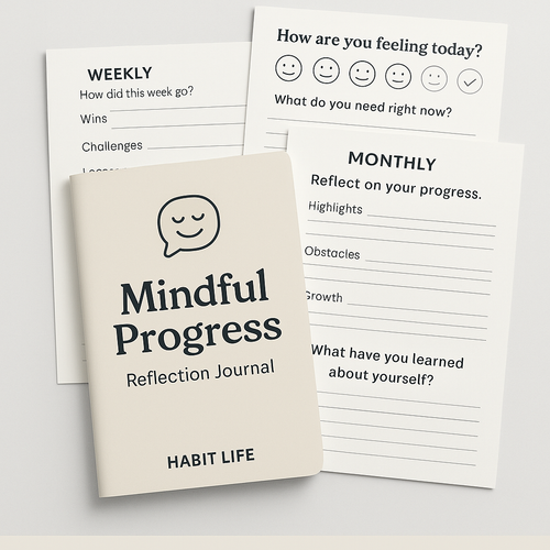 Mindful Progress Reflection Journal