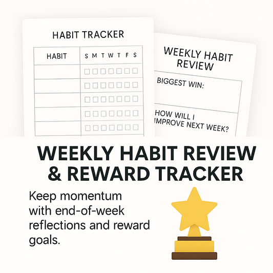 Weekly Habit Review & Reward Tracker